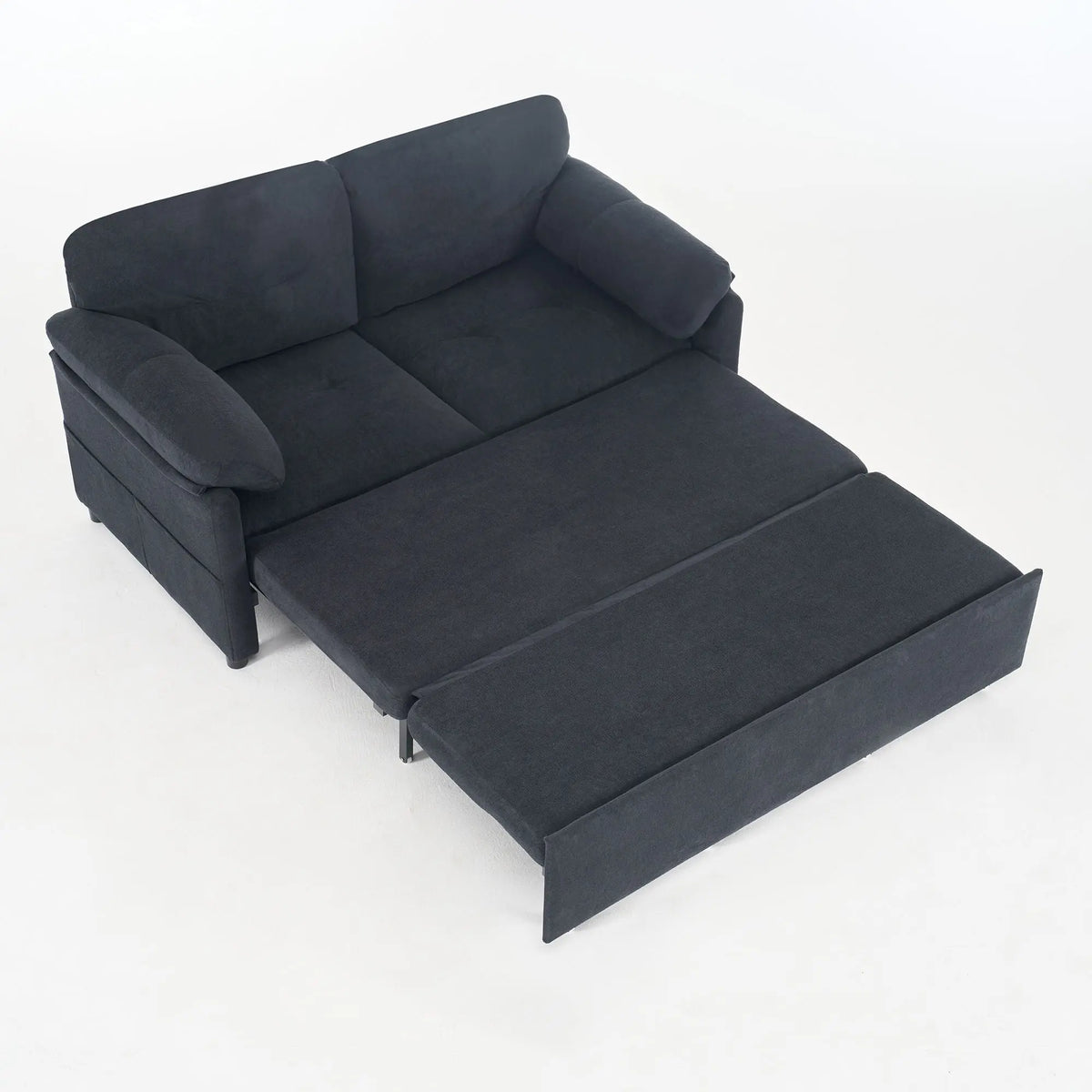 Convertible Pull Out Sofa Bed Queen Size, 3 In 1 With Side Storage Home Essentials