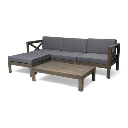 Alcove - L Shape Sofa Set Noble House