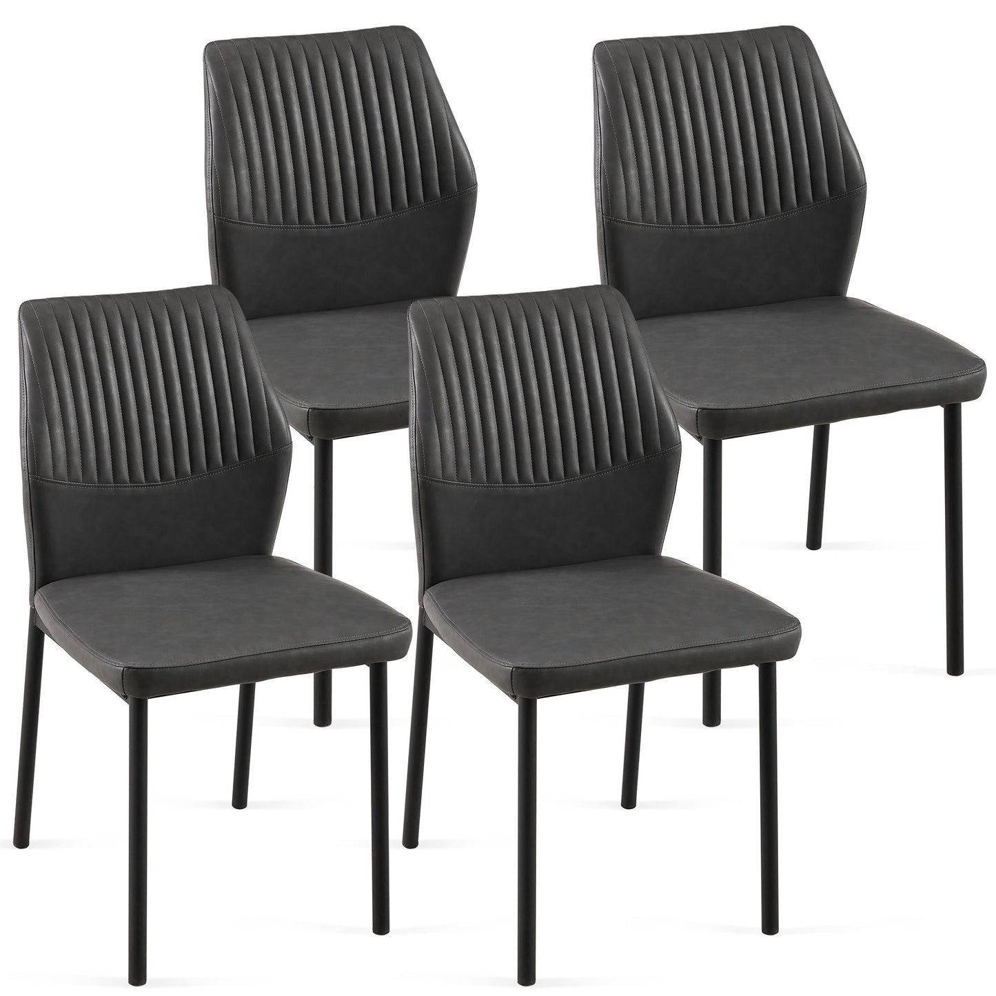 Dining Chairs Living Room Chair Modern Kitchen Armless Side Chair With Metal Legs Home Essentials