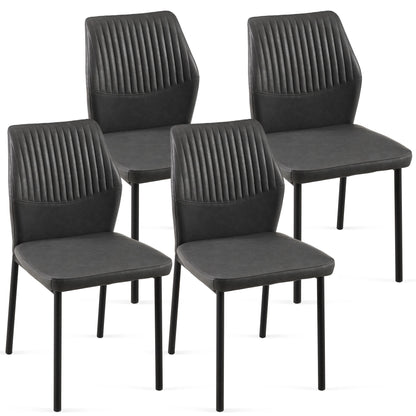 Dining Chairs Living Room Chair Modern Kitchen Armless Side Chair With Metal Legs Home Essentials