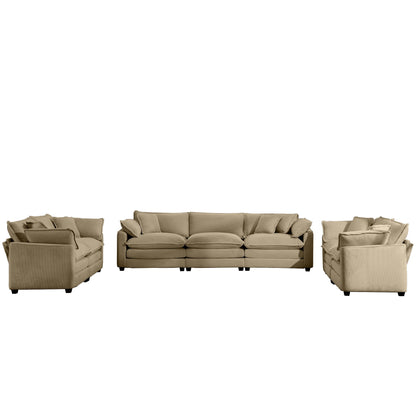 Elegant Oversized Sectional Sofa Set With Deep Seats And Flexible Layout Home Essentials