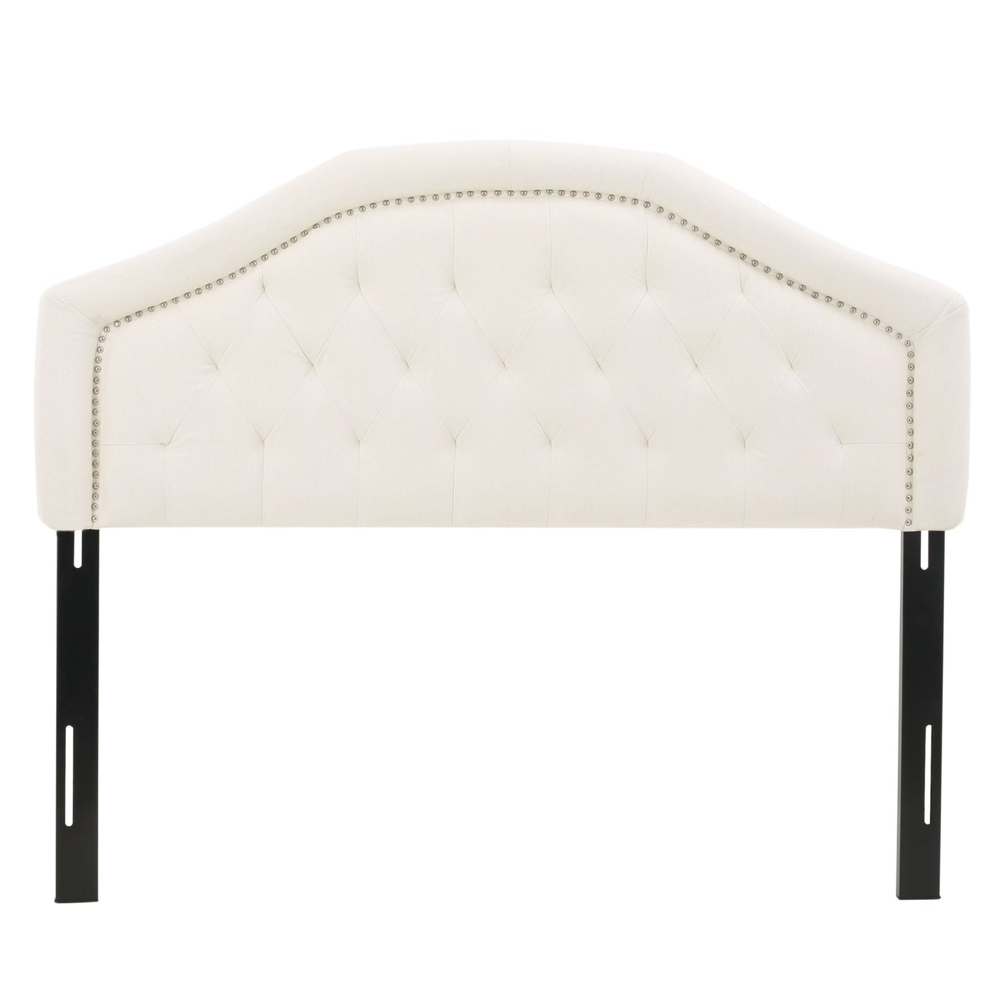 Kaarina - Contemporary Tufted Fabric Headboard Noble House