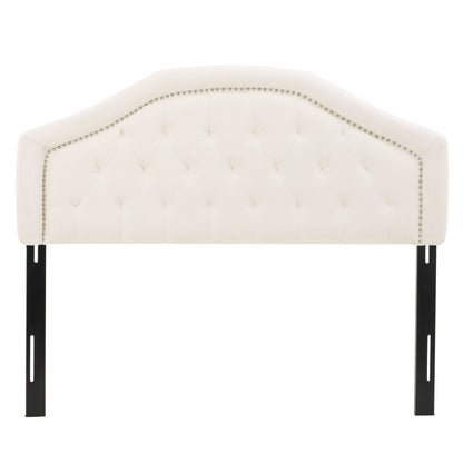 Kaarina - Contemporary Tufted Fabric Headboard Noble House