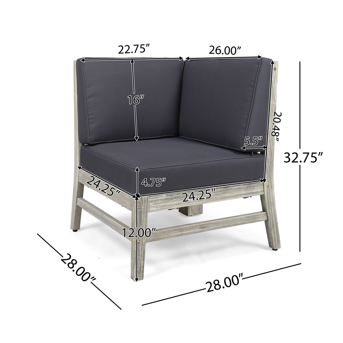 Perla - Corner Chair Noble House