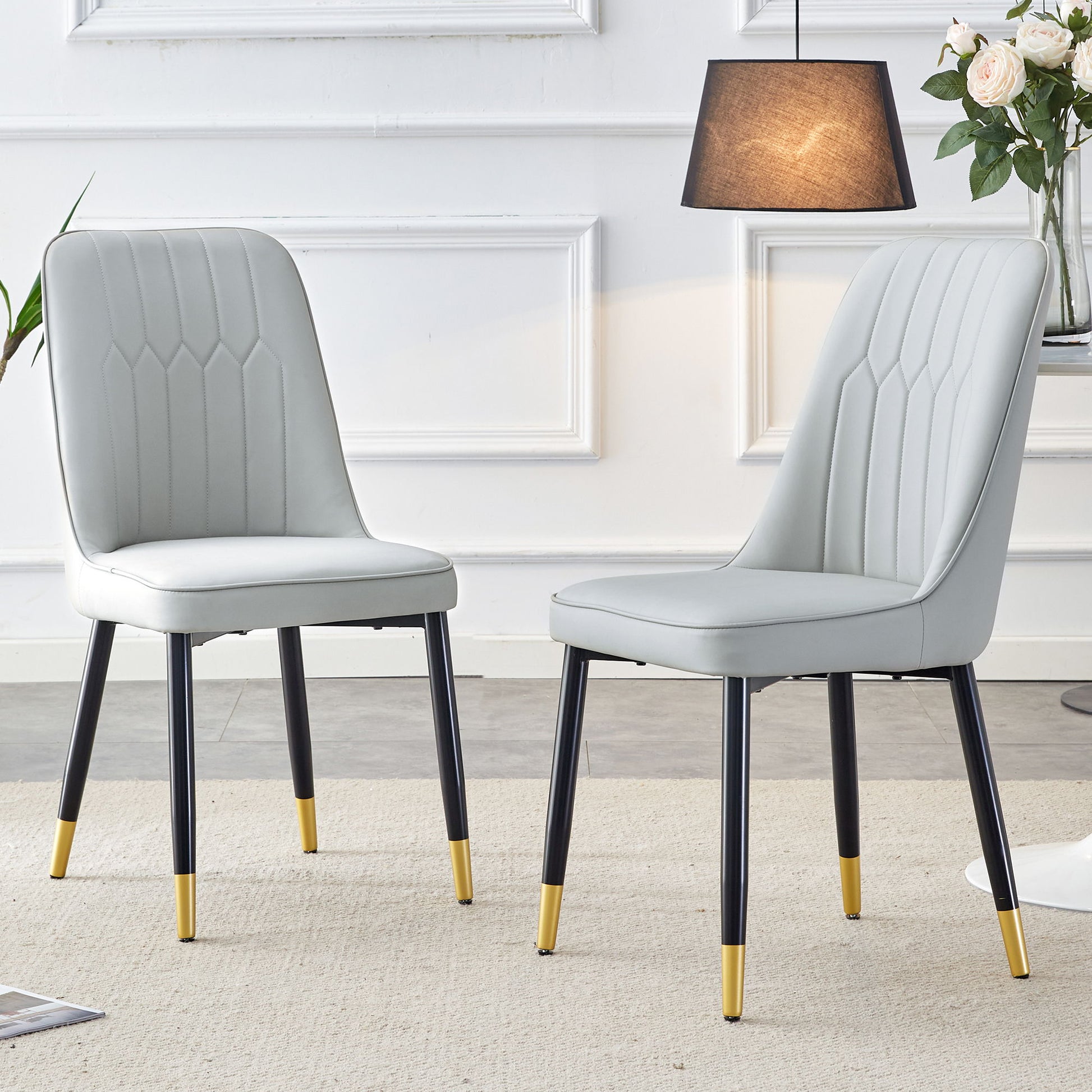 Modern Chair With Metal Legs Home Essentials