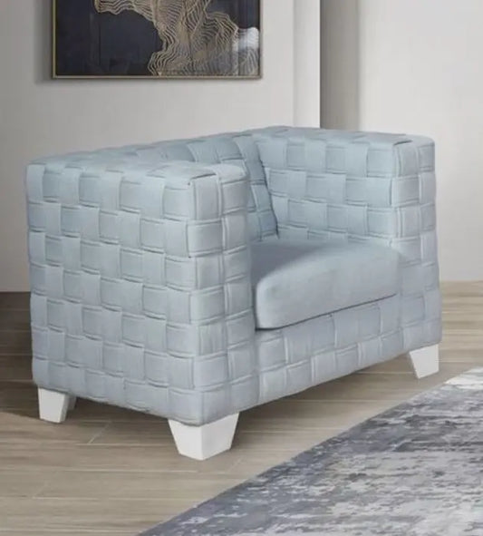 Saree - Chenille Chair - Light Blue Acme