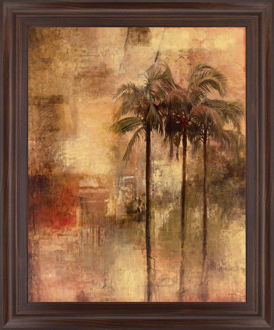 Amber Tropics - 28" x 34" Framed Wall Art Classy Art