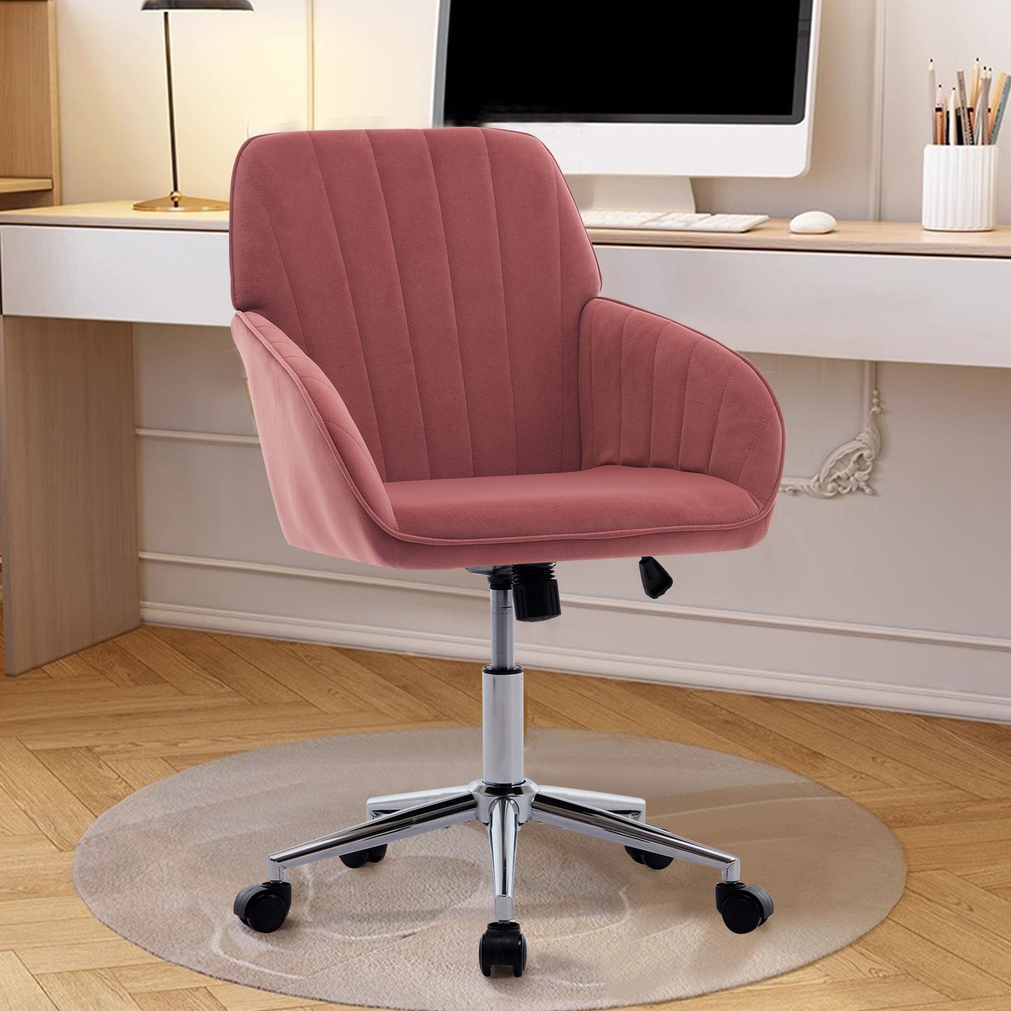 Adjustable Ergonomic Office Chair, Swivel Backrest Seat Home Essentials