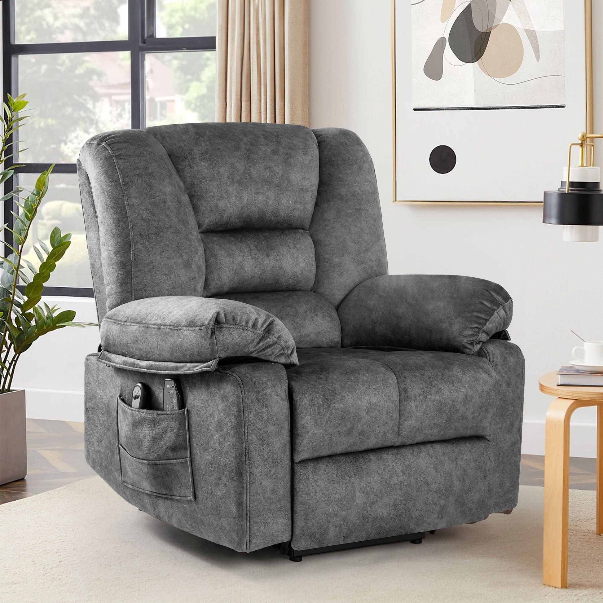 Power Lift Recliner Chair Sofa With Massage Home Essentials