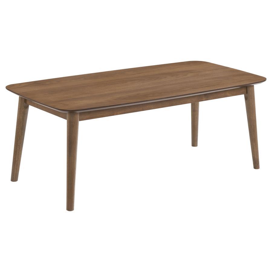 Radley - 3 Piece Rectangular Coffee Table Set - Natural Walnut CoasterEssence
