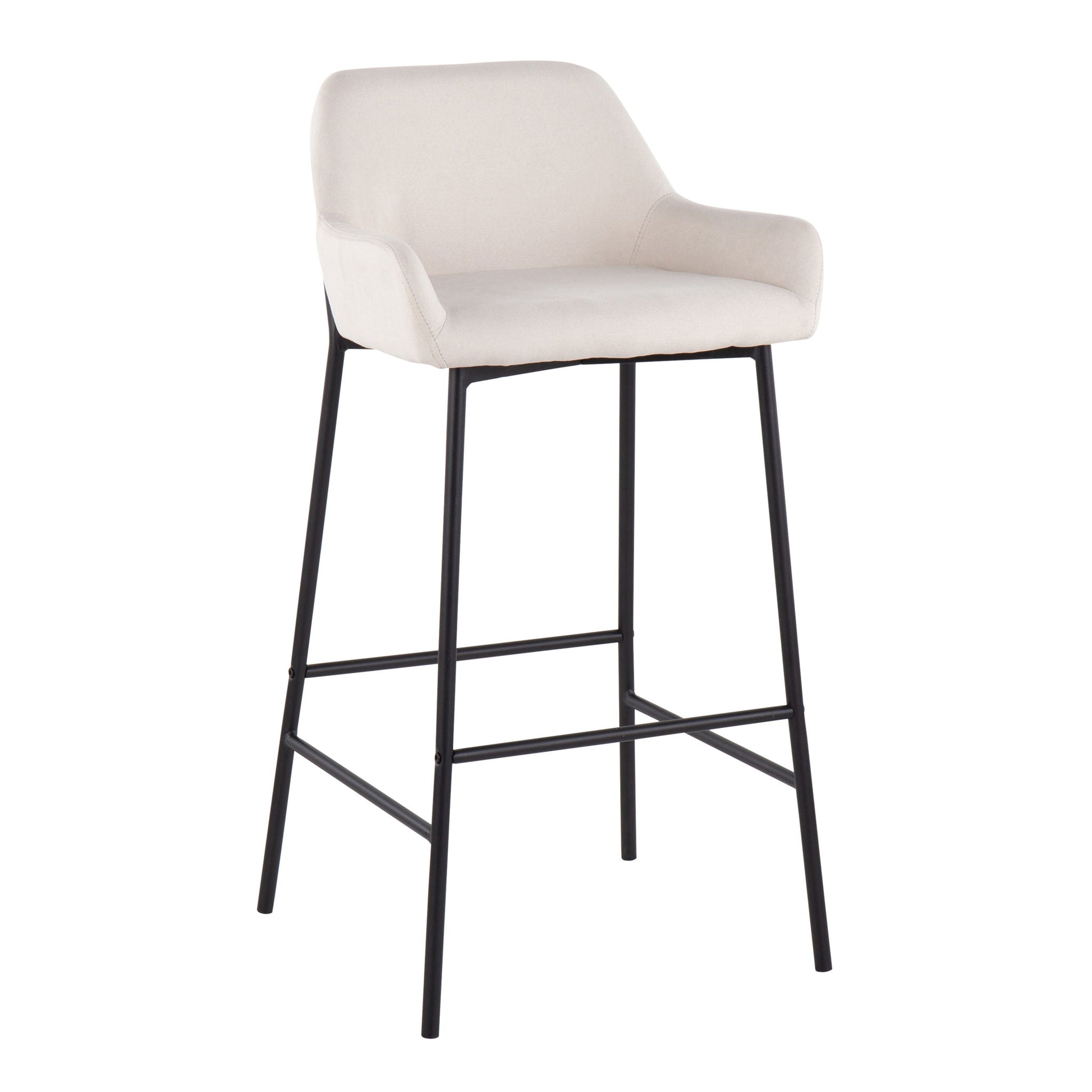 Daniella - Industrial Fixed Height Bar Stool (Set of 2) Lumi Source