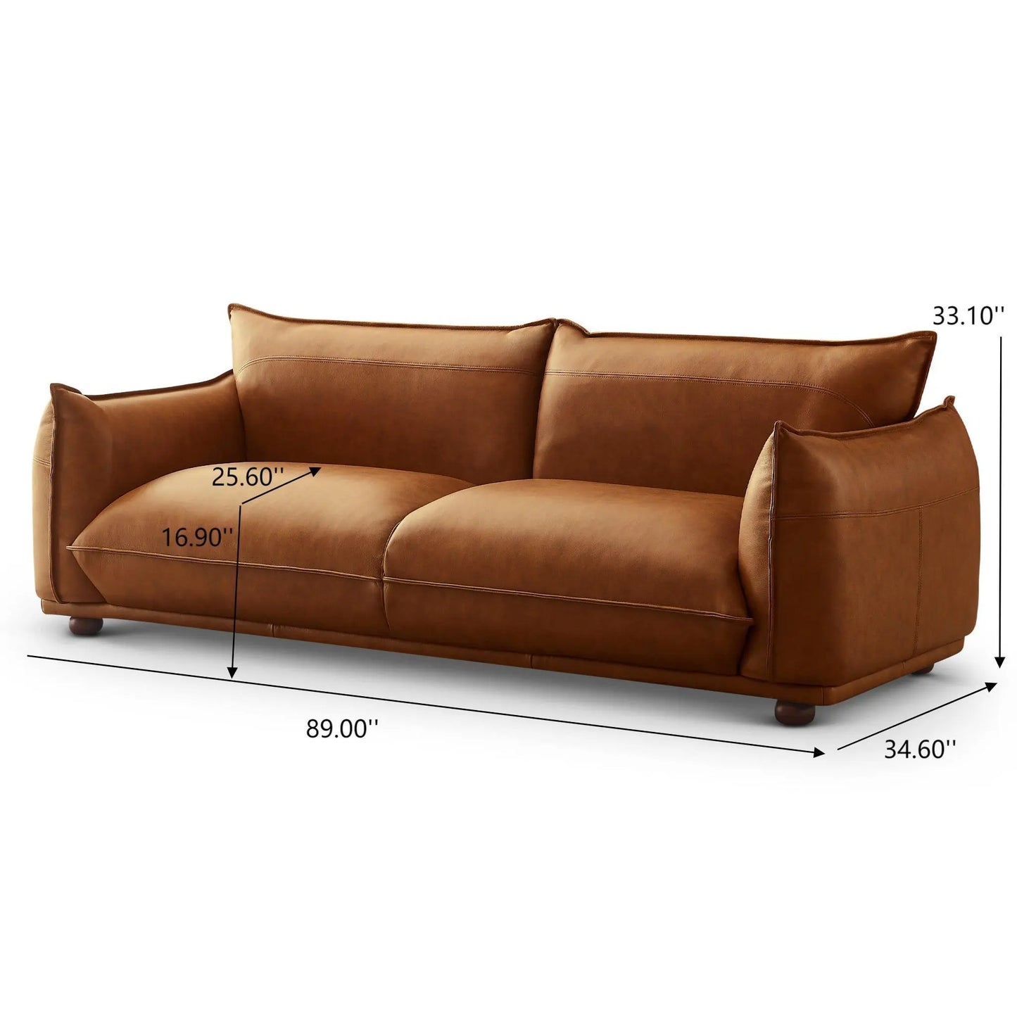 Emma - Mid-Century Modern Luxury Sofa Ashcroft Furniture