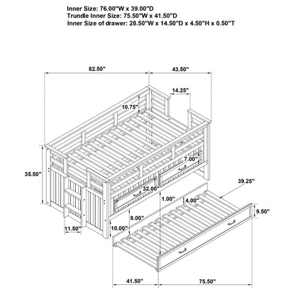 Starboard - Captain's Bed With Trundle Furniture Max