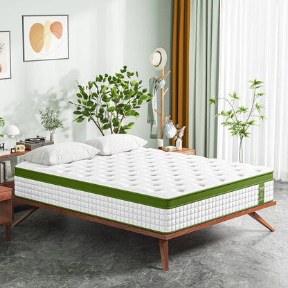 12" Hybrid Mattress With Gel Memory Foam & Pocket Springs Somnus Mattress USA