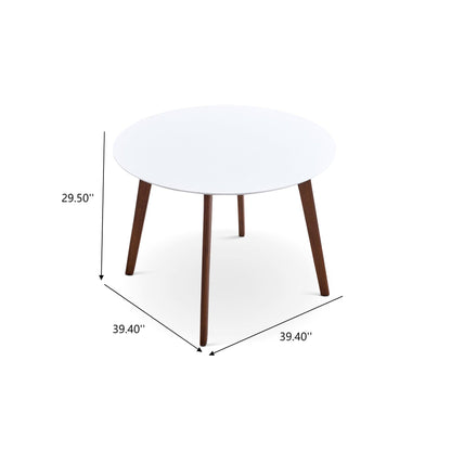 Carlton - Dining Table - Brown / White Ashcroft Furniture
