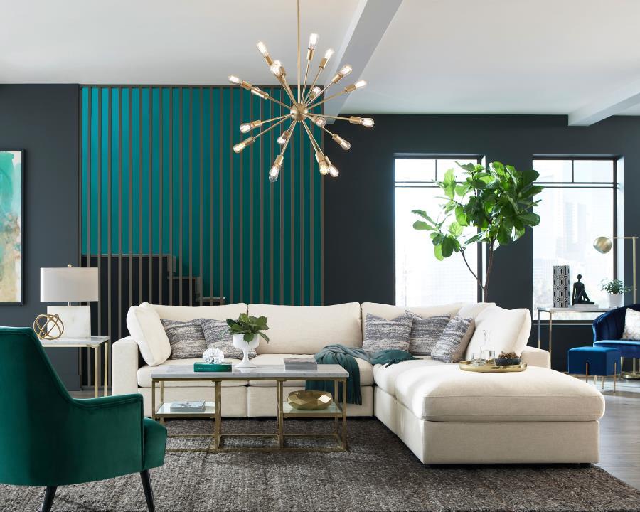 Serene - Upholstered Modular Sectional Sofa CoasterEssence