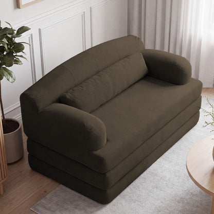2 Seater Sofa Bed, Compact Foldable Floor Couch Home Essentials