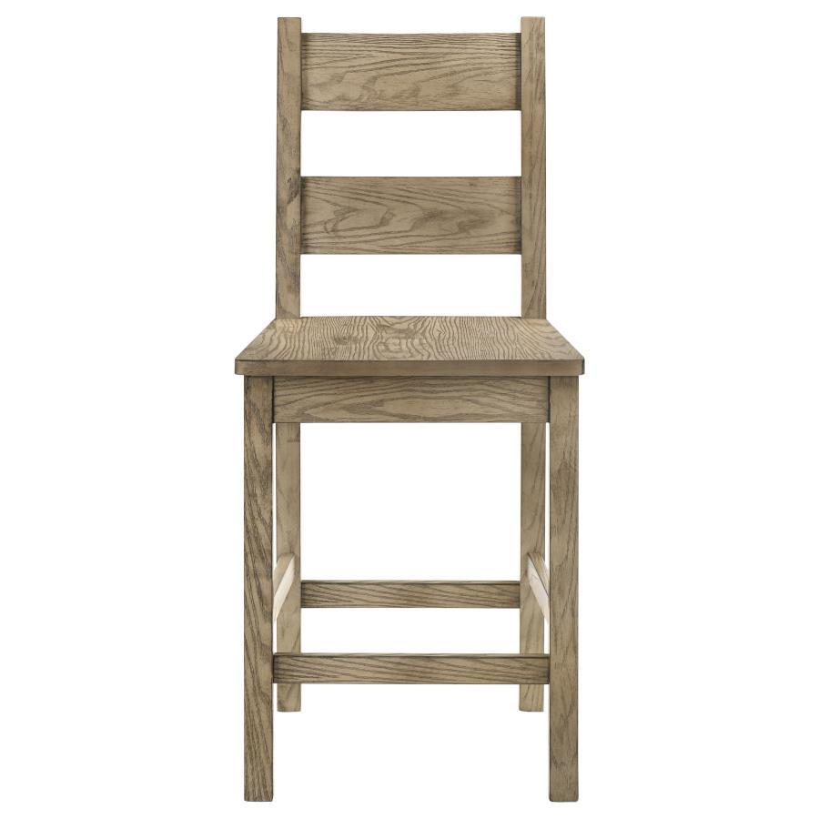 Cardova - Counter Height Dining Chair (Set of 2) - Vineyard Oak Coaster Fine Furniture