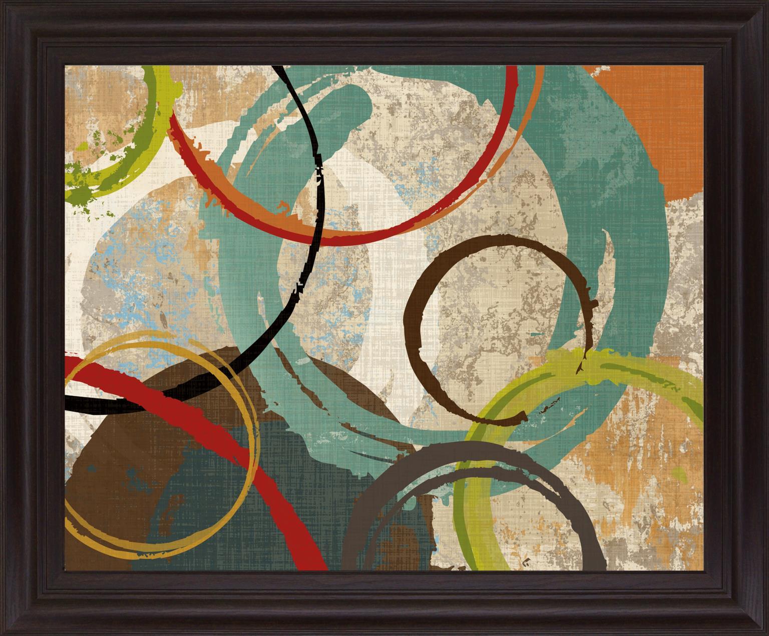 Whirlwind Echoes - 28" x 34" Framed Wall Art Classy Art