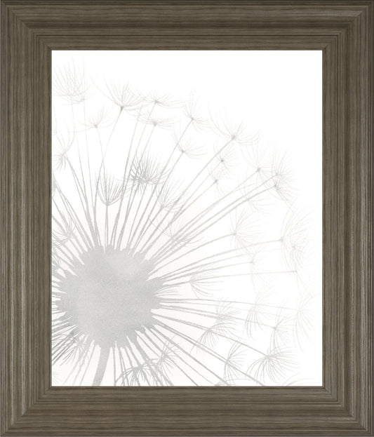 22x26 Dandelion Whisper I By Grace Popp - Pearl Silver