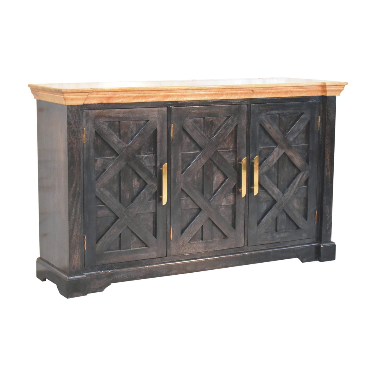 Regal - Rustic Sideboard - Black Artisan Furniture