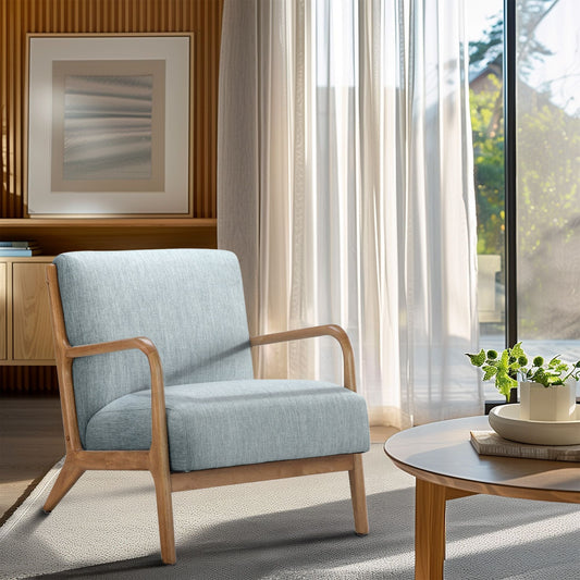 Novak - Lounge Chair - Light Blue INK+IVY