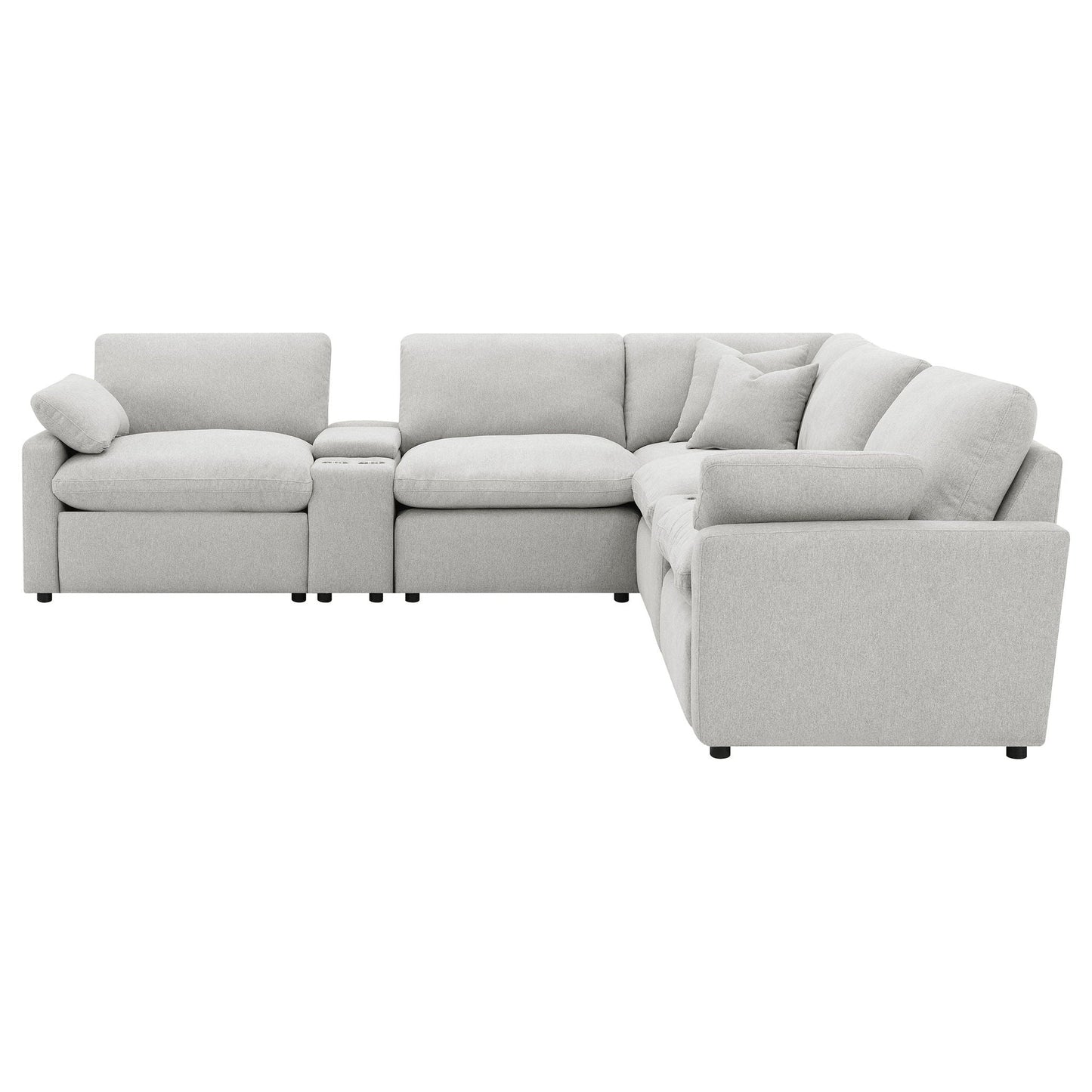Hollander - Modular Power Reclining Sectional Sofa Furniture Max