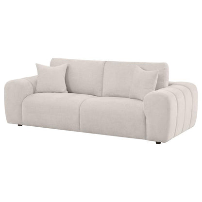 Burnett - Chenille Upholstered Wide Arm Sofa Coaster Fine Furniture