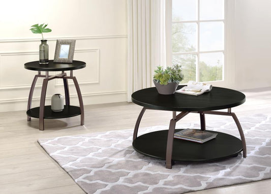 Dacre - Round Coffee And End Table Set Coaster Fine Furniture