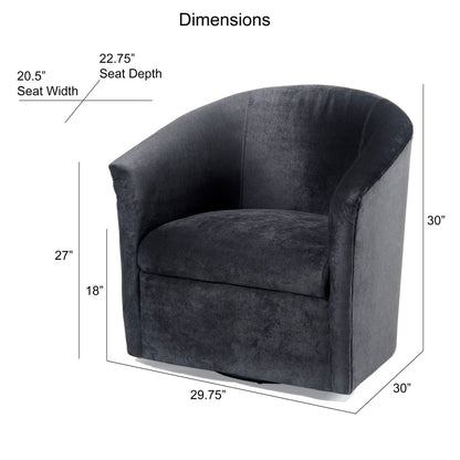 Eden - Swivel Chair With Upholstery And Hardwood Frame Ridgecrest Home