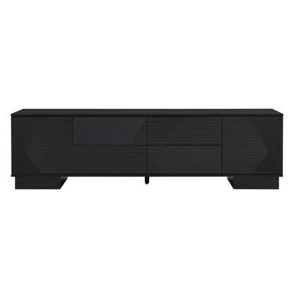 Modern TV Stand With Storage Cabinets, 4 Drawers Hearth and Haven