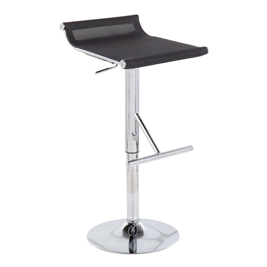 Mirage Ale - Contemporary Adjustable Bar Stool Lumi Source