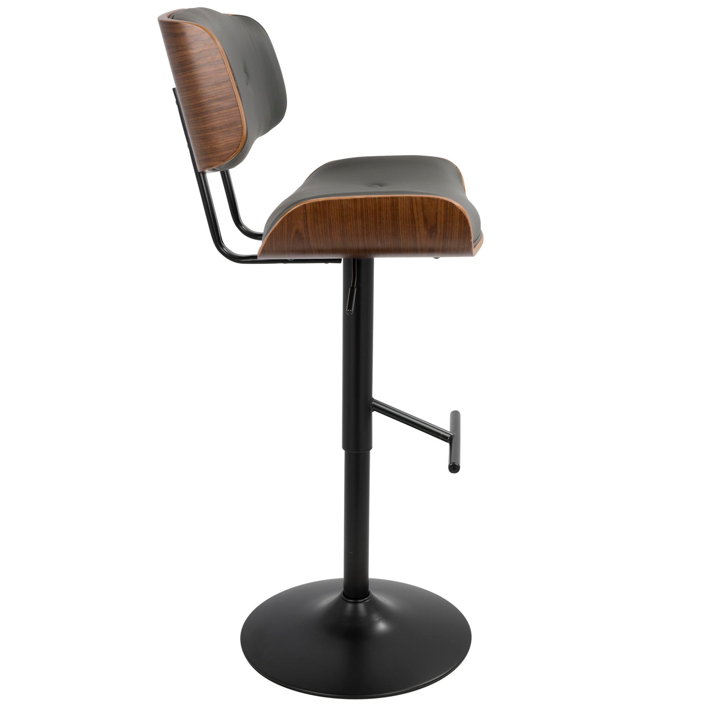 Lombardi - Mid Century Modern Adjustable Barstool Lumi Source