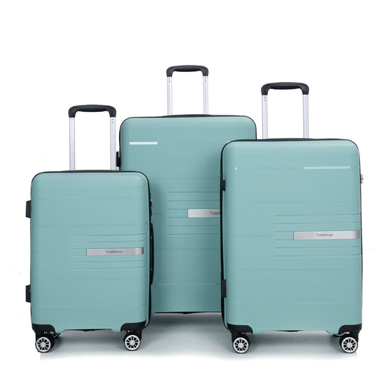 Hardshell Suitcase Double Spinner Wheels Luggage Sets, Lightweight With Tsa Lock, 3 Piece Set Daily Nest