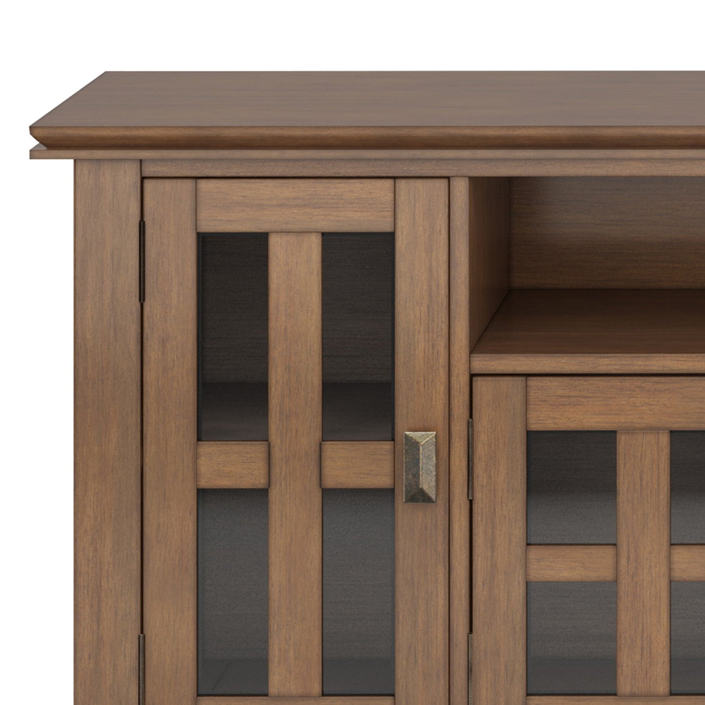 Artisan - TV Media Stand - Rustic Natural Aged Brown Simpli-Home