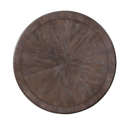 Arcadia - Round Dining Table - Rustic Natural Tone / Ivory