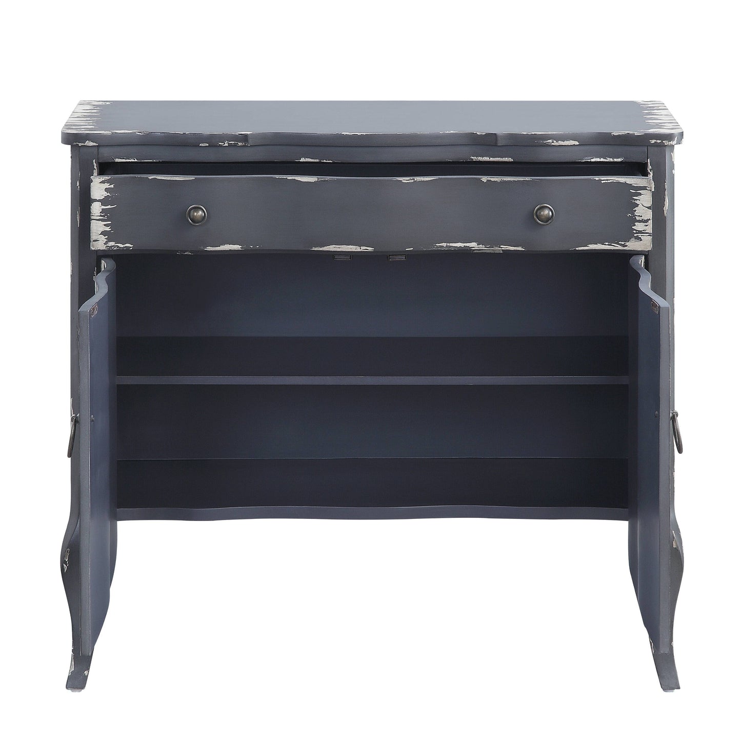 Deianira - Antique Console Cabinet - Gray