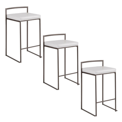 Fuji - Industrial Stackable Counter Stool Elegant Design Lumi Source