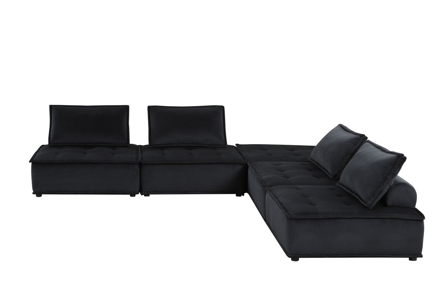 Anna - Soft Velvet Modular Sofa Lilola Home