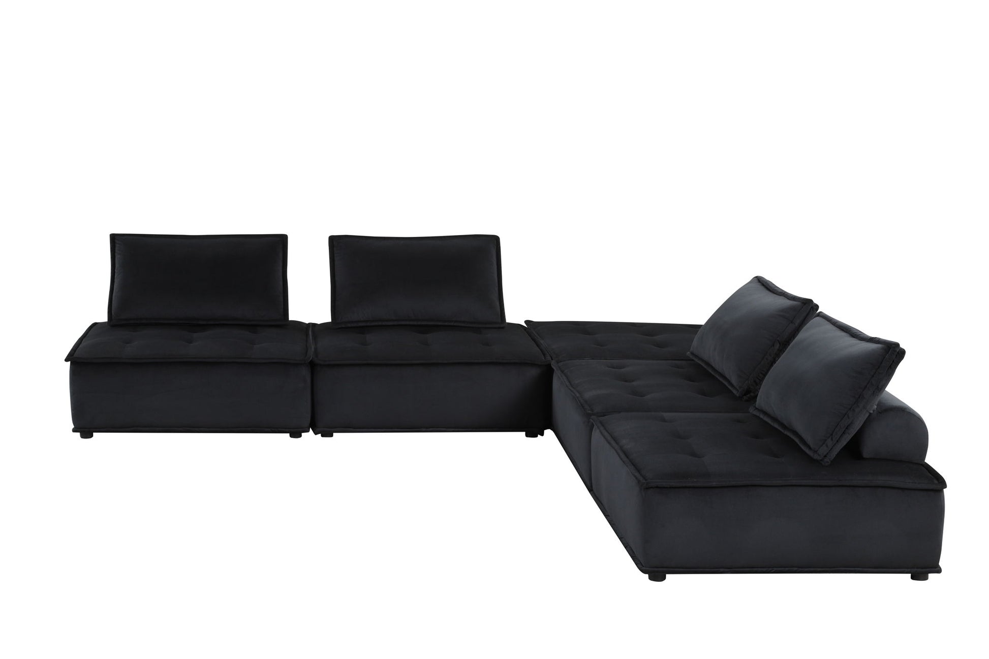 Anna - Soft Velvet Modular Sofa Lilola Home