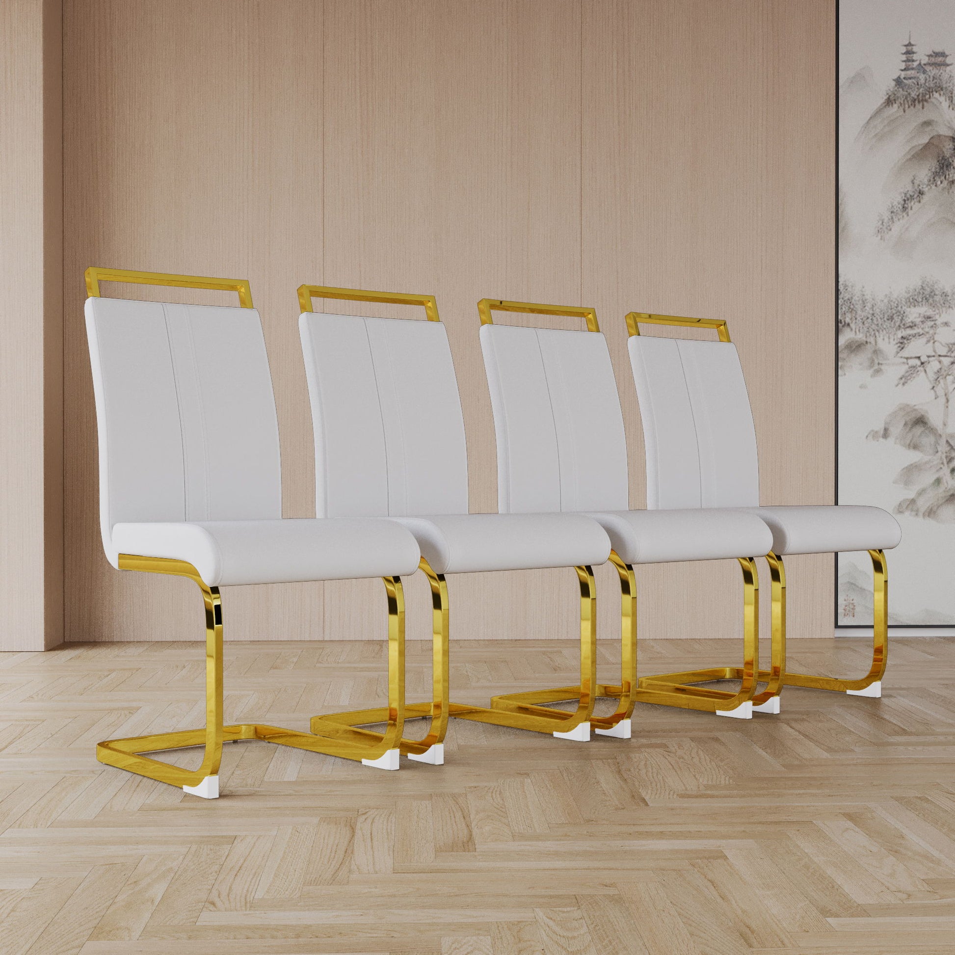 Side Dining Room Chair, Padded Seat High Back Home Essentials
