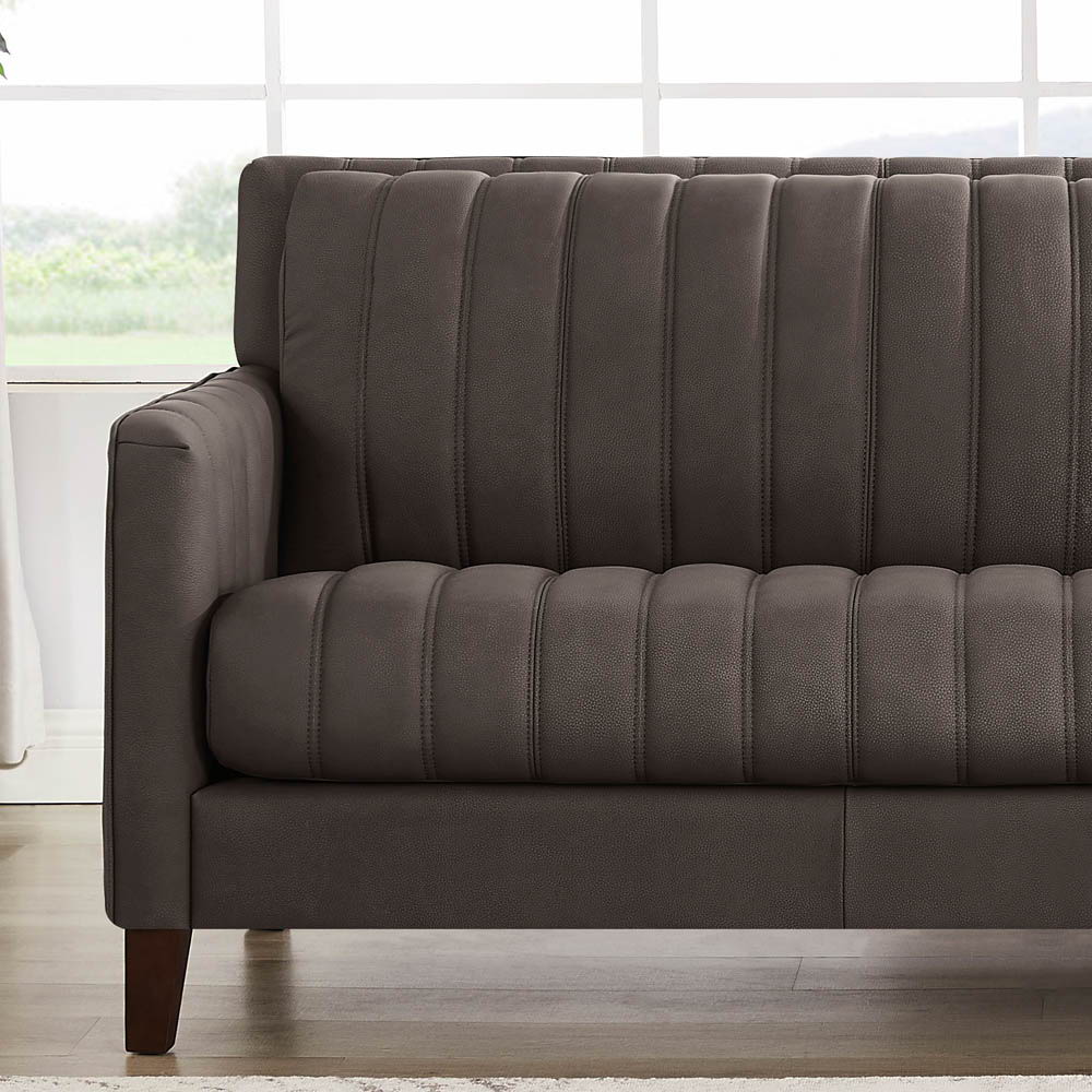 Ennis - Leather Loveseat