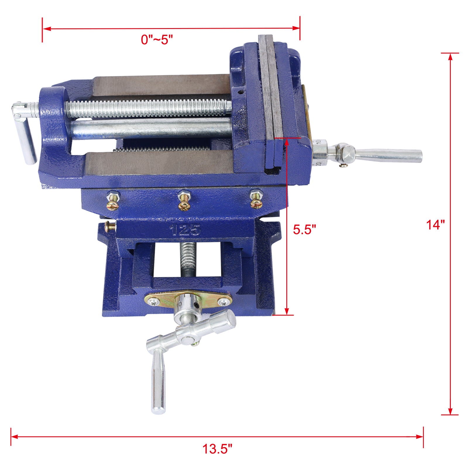 Industrial Quality Cross Slide Vise, Drill Press Metal Milling 2 Way X - Y Daily Nest