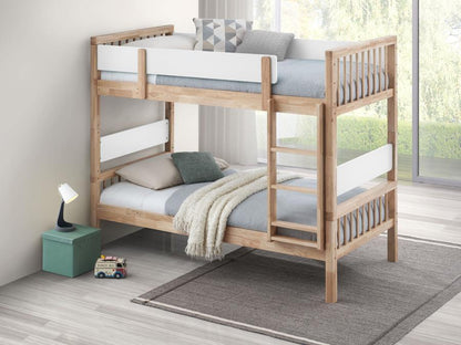 Dakota - Wood Twin Over Twin Bunk Bed - Natural Coaster Fine Furniture