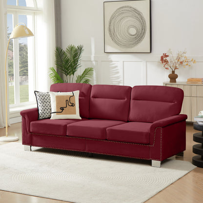 3 Seater Elegant Stationary Sofa Home Essentials