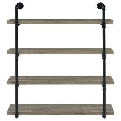 Elmcrest - 4-Shelf Wall Bookshelf CoasterEveryday