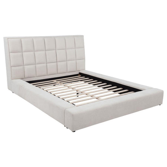Dreux - Upholstered Panel Platform Bed Coaster Fine Furniture