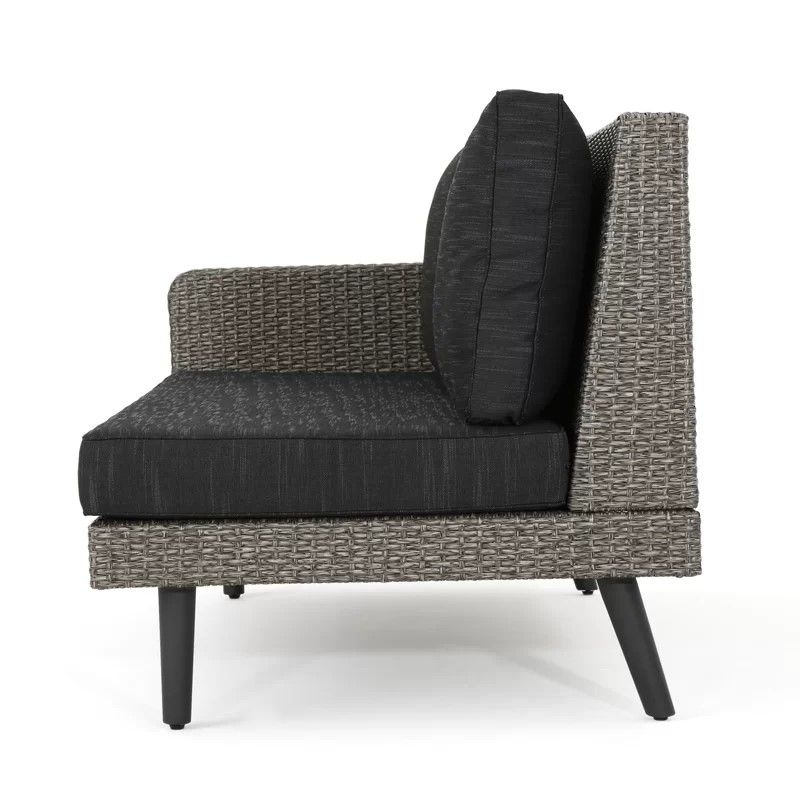 Tahiti - Sofa Set - Black Noble House