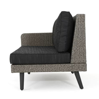 Tahiti - Sofa Set - Black Noble House