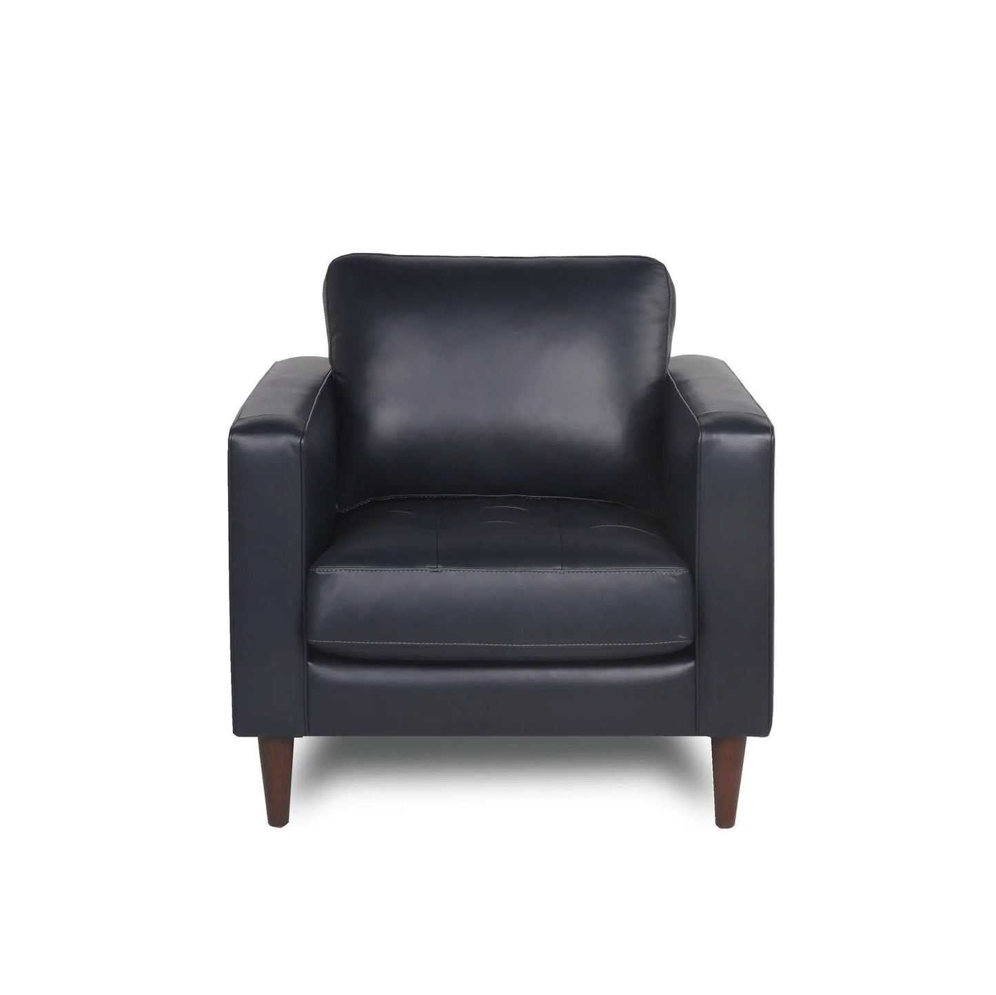 Mid-Century Tufted Leather Chair Nicelink